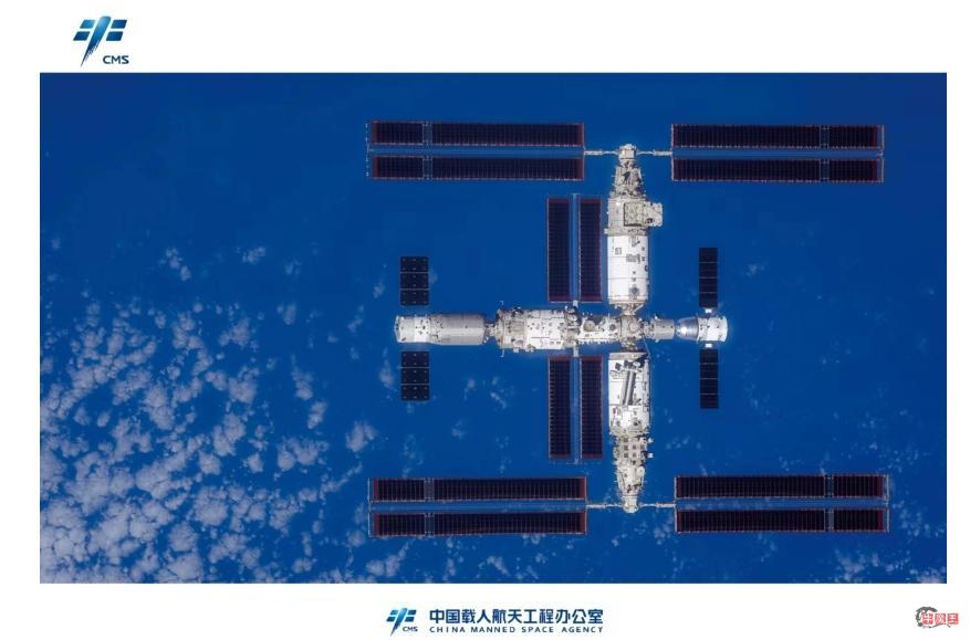 中国空间站全貌高清图像首次公布-牛魔博客